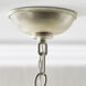 Julie Neill Talia LED 51 inch Burnished Silver Leaf Linear Chandelier Ceiling Light, Medium